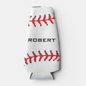 Glacière de bouteille de conception de base-ball (Devant)