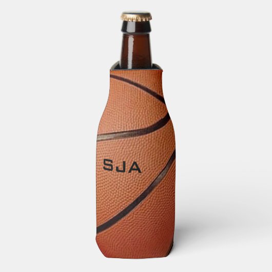 Glacière de bouteille de conception de basket-ball (Bottle Devant)