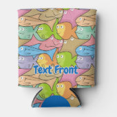 Glacière de bouteille de dessin de poissons (Devant)