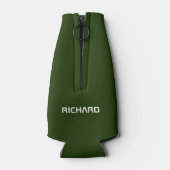 glacière de bouteille de golf vert personnalisé (Dos)