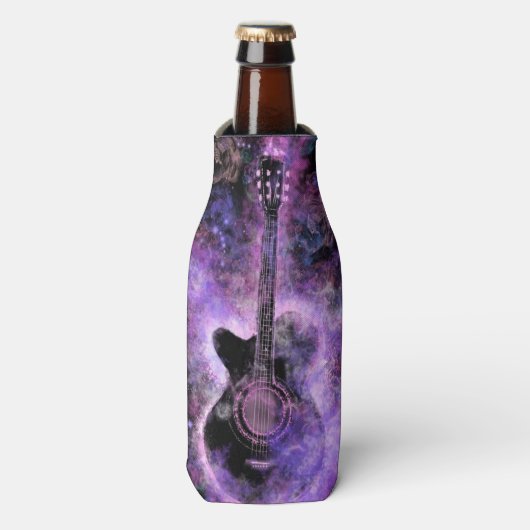 Glacière de bouteille de musique guitare romantiqu (Bottle Devant)