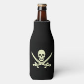 Glacière de bouteille de pirate jolly roger person (Bottle Devant)