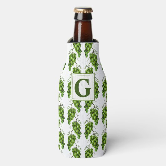 Glacière de bouteille de raisins verts (Bottle Devant)