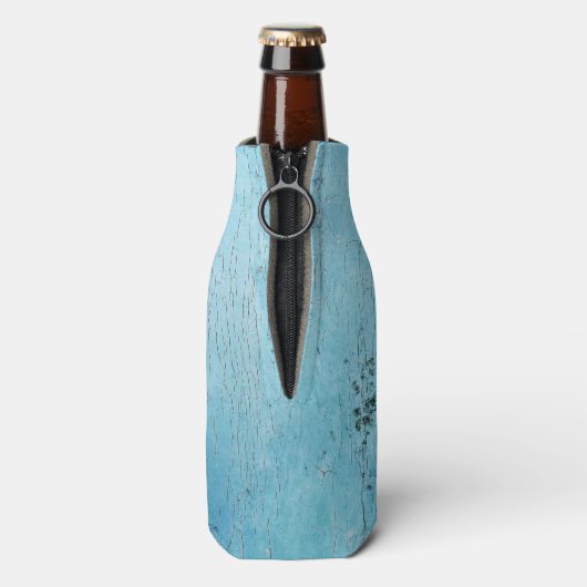 Glacière de bouteille de texture bleu clair (Bouteille Dos)