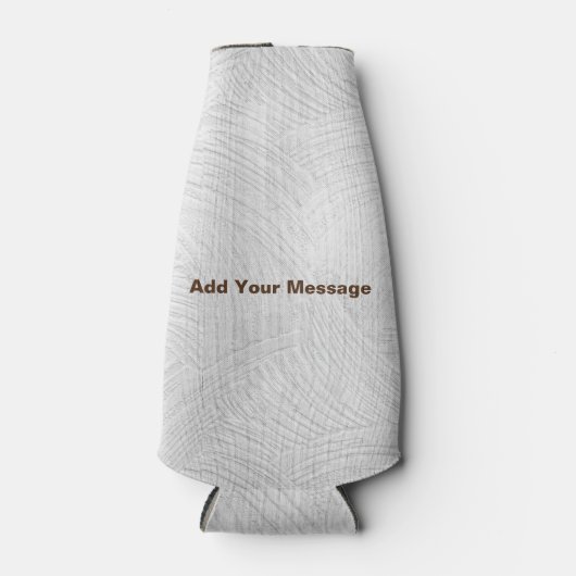 Glacière de bouteille de texture de mur blanc (Devant)