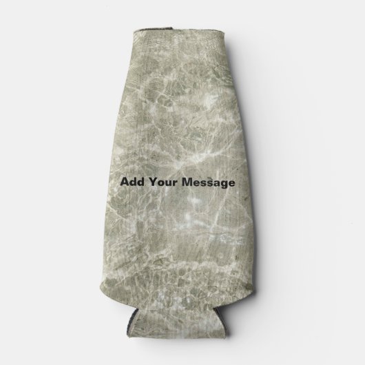 Glacière de bouteille de texture de pierre de boue (Devant)