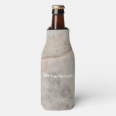 Glacière de bouteille de texture en pierre grise (Bottle Devant)