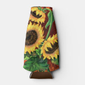 Glacière de bouteille de tournesol (Devant)