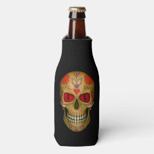Glacière de bouteille de zombi de crâne de sucre