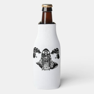 Glacière de bouteille d'Odin et de Ravens