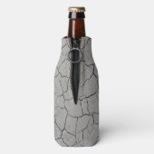 Glacière de bouteille Empreinte de patte gris criq (Bouteille Dos)