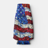 Glacière de bouteille en verre à drapeau américain (Devant)