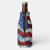 Glacière de bouteille en verre à drapeau américain (Bouteille Dos)