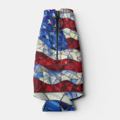 Glacière de bouteille en verre à drapeau américain (Dos)