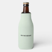 Glacière de bouteille isolée couleur solide (Bottle Devant)