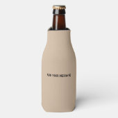 Glacière de bouteille isolée couleur solide (Bottle Devant)