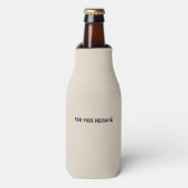 Glacière de bouteille isolée couleur solide (Bottle Devant)