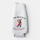 Glacière de bouteille isolée "Leg Crawl" 12 pouces (Devant)