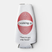 glacière de bouteille Koozie "Ship Faced" (Devant)