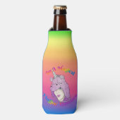 Glacière de bouteille magique Fluffin Unicorn (Bottle Devant)