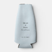 Glacière de bouteille Mariage Icy Blue (Devant)