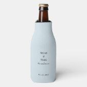 Glacière de bouteille Mariage Icy Blue (Bottle Devant)
