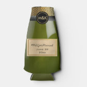 Glacière de bouteille Mariage mini-champagne (Devant)