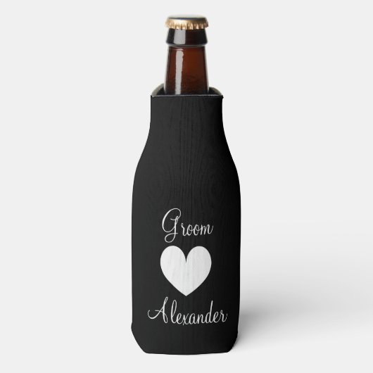 Glacière de bouteille mariage personnalisé pour gr (Bottle Devant)