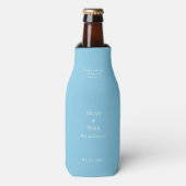 Glacière de bouteille Mariage Sky Blue (Bottle Devant)
