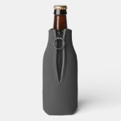 Glacière de bouteille monogramme gris foncé (Bouteille Dos)
