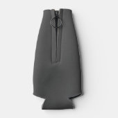 Glacière de bouteille monogramme gris foncé (Dos)