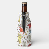 Glacière de bouteille Motif de chats joueurs (Bouteille Dos)