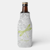 Glacière de bouteille personnalisé de libellule ve (Bottle Devant)