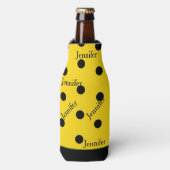 Glacière de bouteille personnalisé Pointe Jaune et (Bottle Devant)