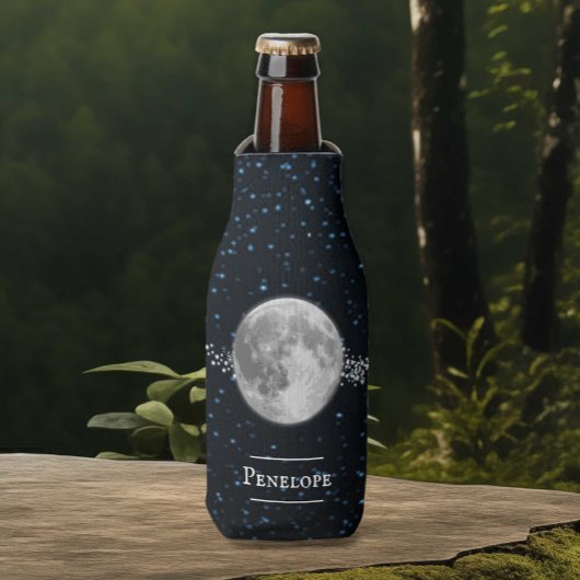 Glacière de bouteille personnalisée lunaire