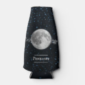 Glacière de bouteille personnalisée lunaire (Devant)
