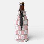 Glacière de bouteille Retro rose Starbursts (Bouteille Dos)