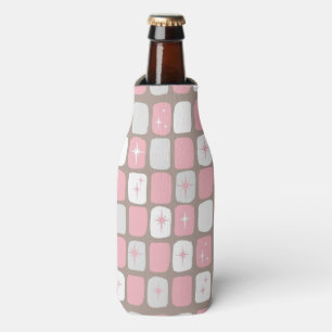 Glacière de bouteille Retro rose Starbursts