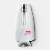 Glacière de bouteille sur mesure élégant TCS—Editi (Dos)