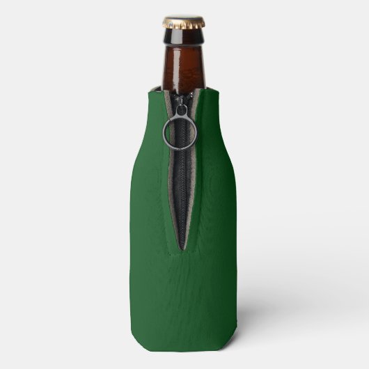 Glacière de bouteille vert foncé (Bouteille Dos)