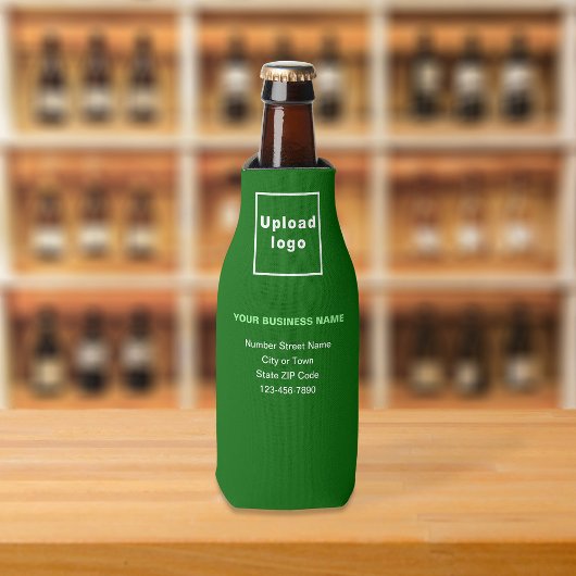 Glacière de bouteille verte de marque commerciale