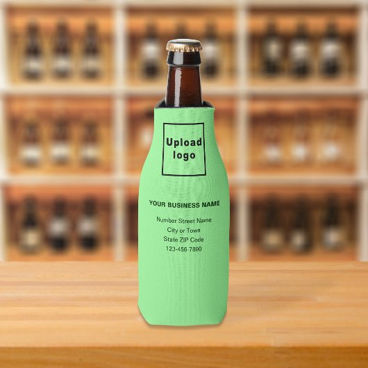 Glacière de bouteille verte de marque commerciale
