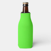 Glacière de bouteille verte Neon (Bottle Devant)