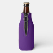 Glacière de bouteille violet monogramme (Bouteille Dos)