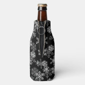 Glacière de bouteilles de snowflakes de vacances (Bouteille Dos)