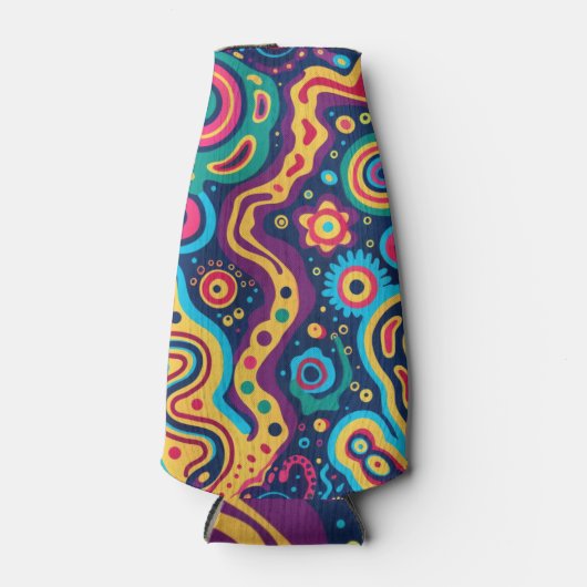 Glacière de bouteilles Hippie (Devant)