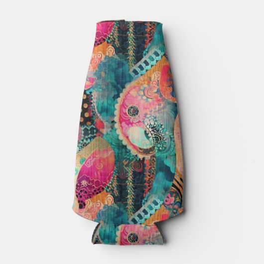 Glacière de bouteilles Hippie Boho (Devant)