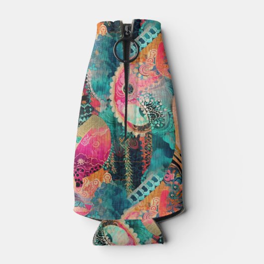 Glacière de bouteilles Hippie Boho (Dos)