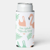 Glacière de Fête de Fiançailles Tropicale | Flaman (Seltzer Recto)