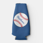 Glacière de la bouteille de baseball patriotique (Devant)